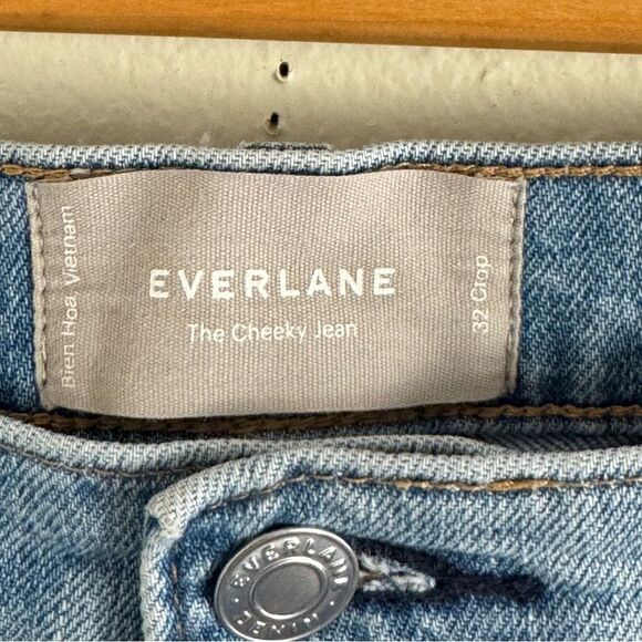 Everlane The Cheeky Jean 32 Crop Medium Wash - Picture 4 of 9
